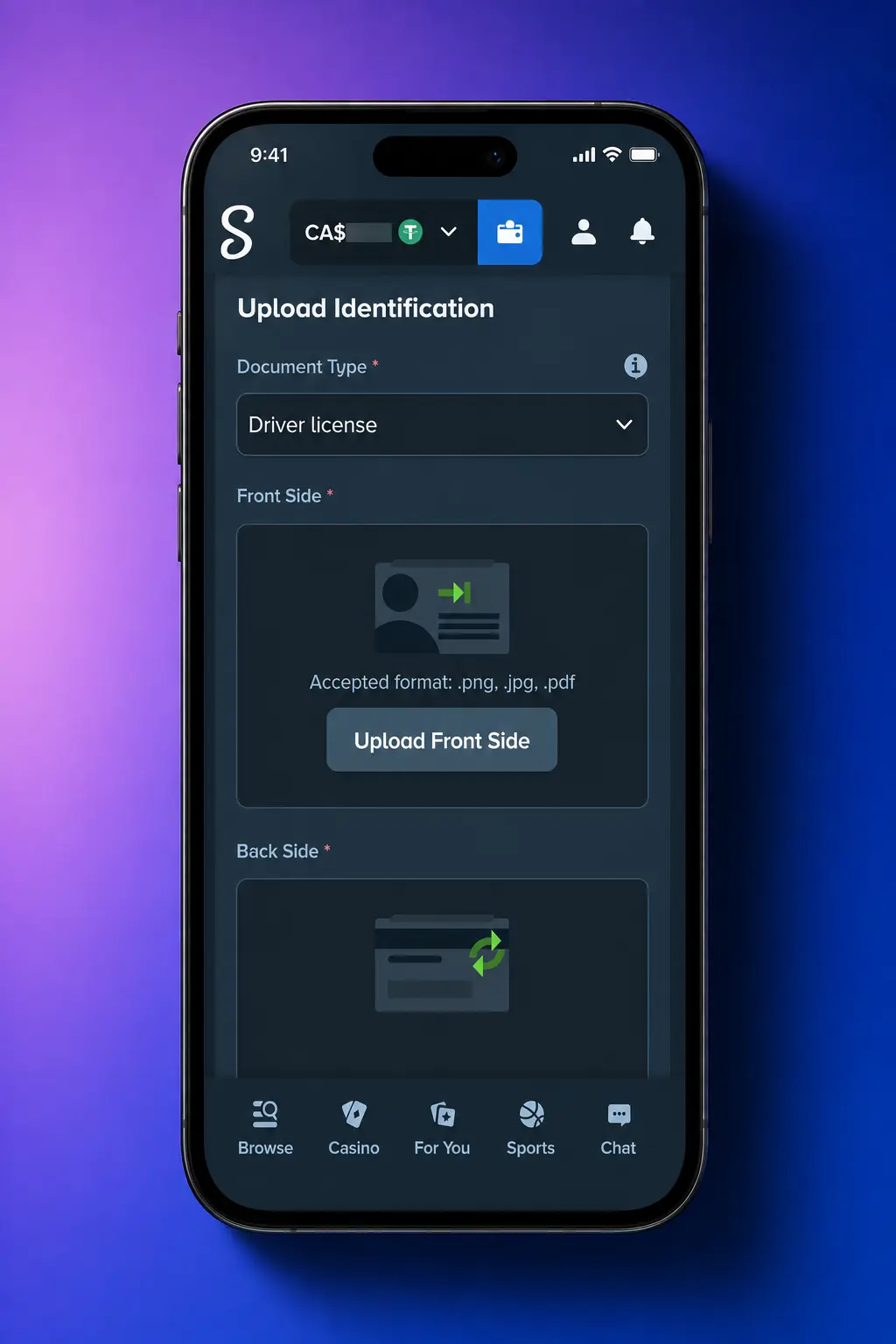 Screenshot showing steps to start playing Stake live dealer games, from account setup to placing bets at a live casino table.