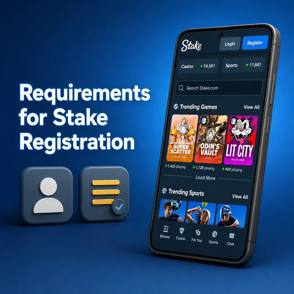 Age, email, and Canadian address requirements for registering a Stake account outside Ontario