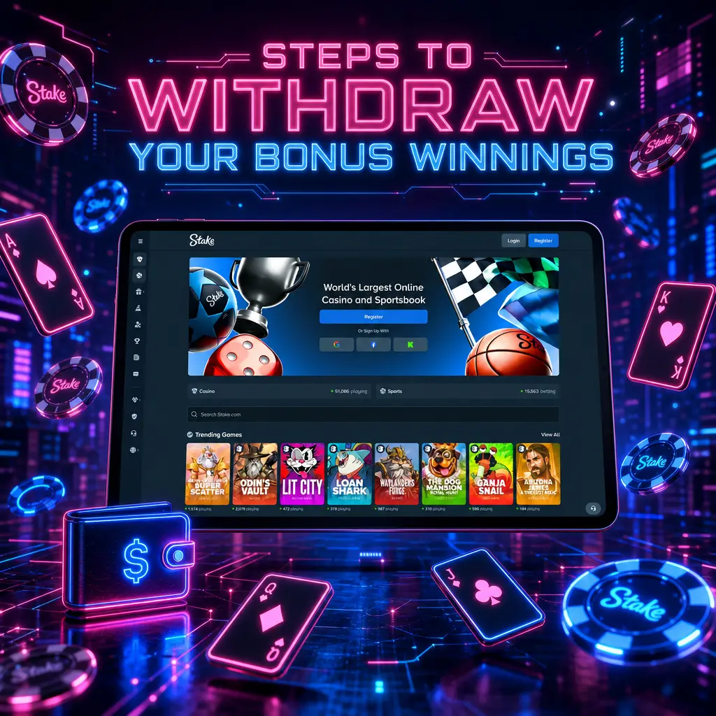 Steps to withdraw bonus winnings: verify wagering, complete KYC, check balance, choose crypto, and confirm payout request.